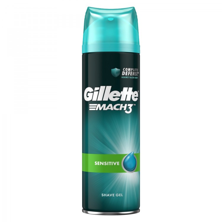 Gillette Mach3 gel Pure & Sensitive200ml | Kosmetické a dentální výrobky - Pánská kosmetika - Přípravky na holení